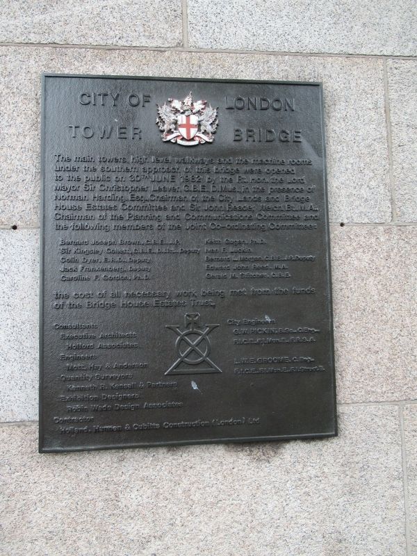 City of London Tower Bridge Marker image. Click for full size.