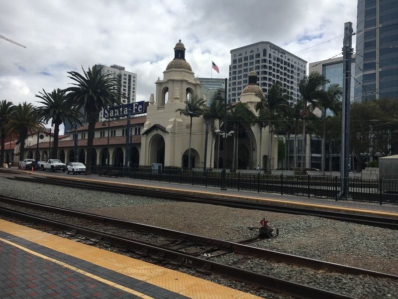 Santa Fe Depot<br> View from Pacific Highway side image. Click for full size.