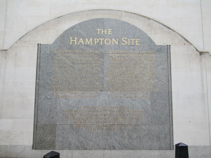 The Hampton Site Marker. Click for full size. The Hampton Site Marker image. Click for full size.