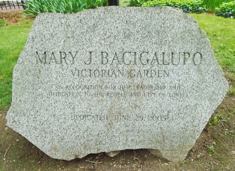 Mary J. Bacigalupo Victorian Garden Marker image. Click for full size.