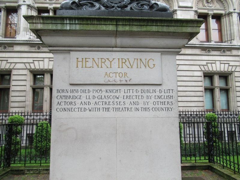 Henry Irving Marker. Click for full size. Henry Irving Marker image. Click for full size.