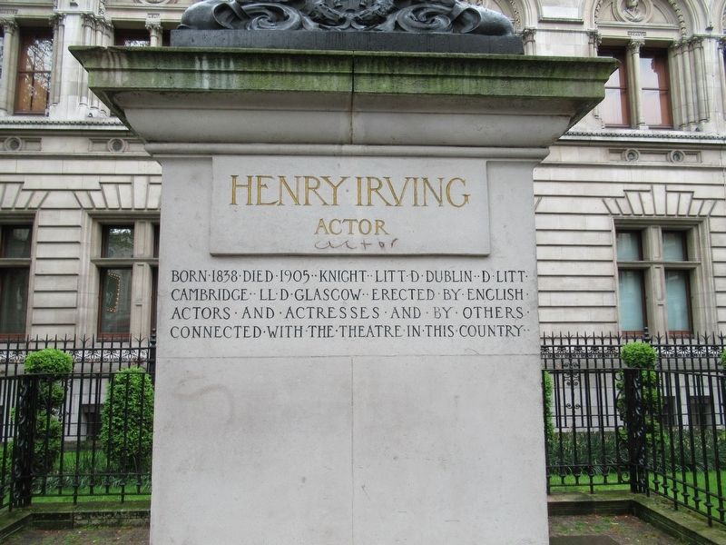 Henry Irving Marker image. Click for full size.