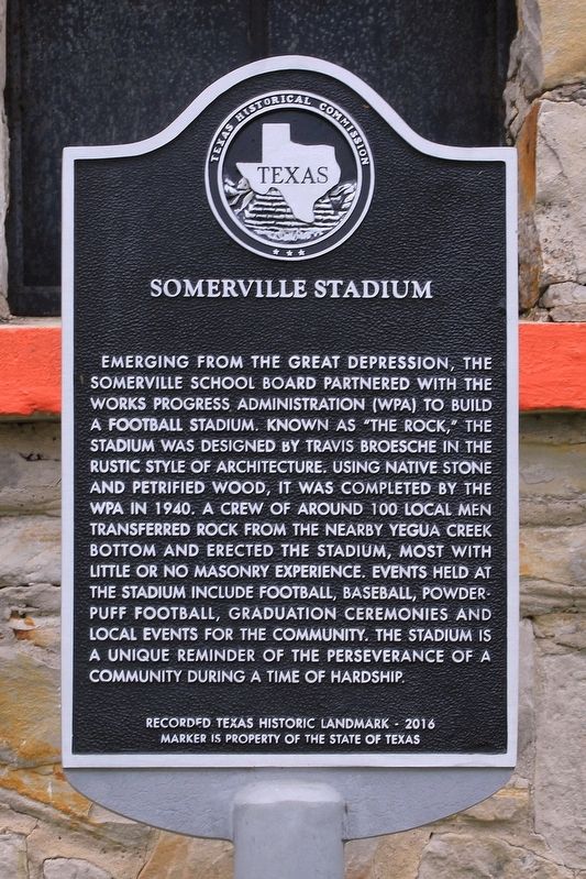 Somerville Stadium Marker image. Click for full size.