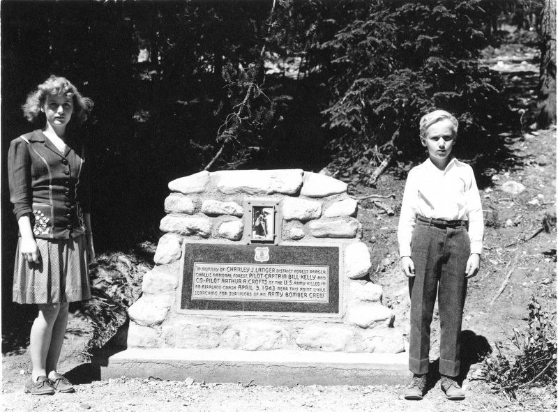 Original Monument Dedication. Click for full size. Original Monument Dedication image. Click for full size.