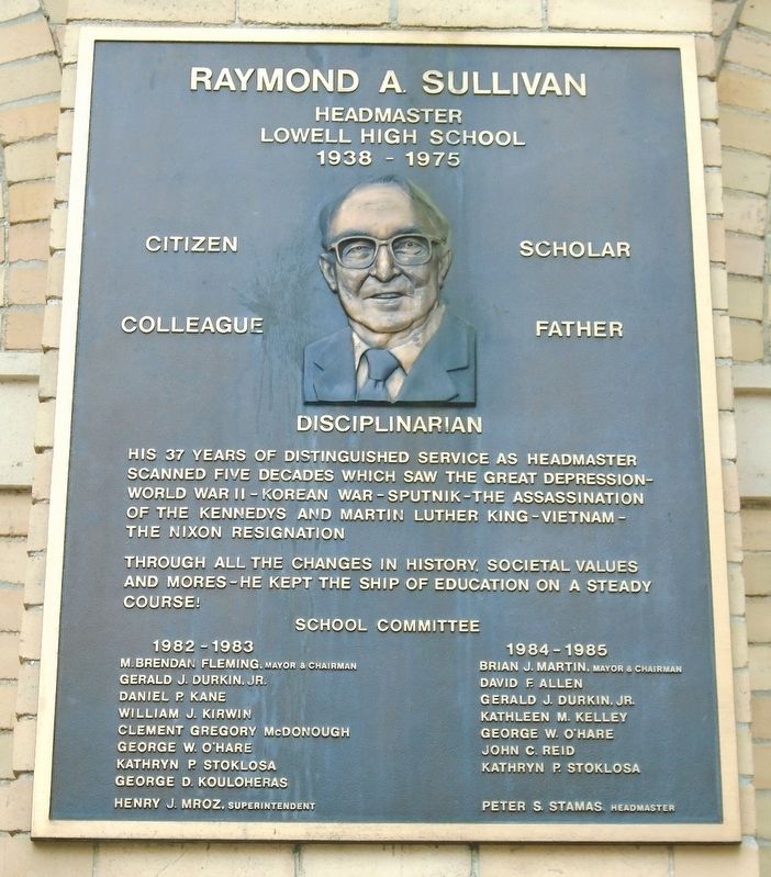 Raymond A. Sullivan Marker image. Click for full size.