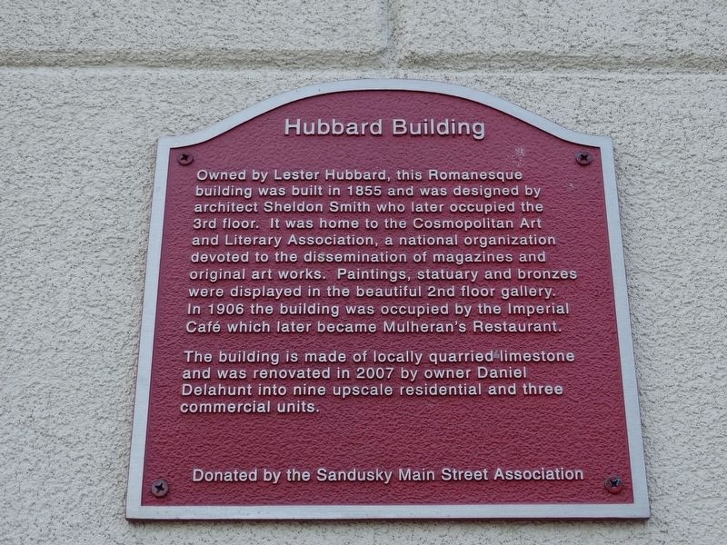 Hubbard Building Marker image. Click for full size.
