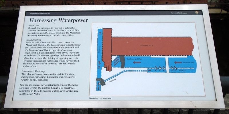 Harnessing Waterpower Marker image. Click for full size.