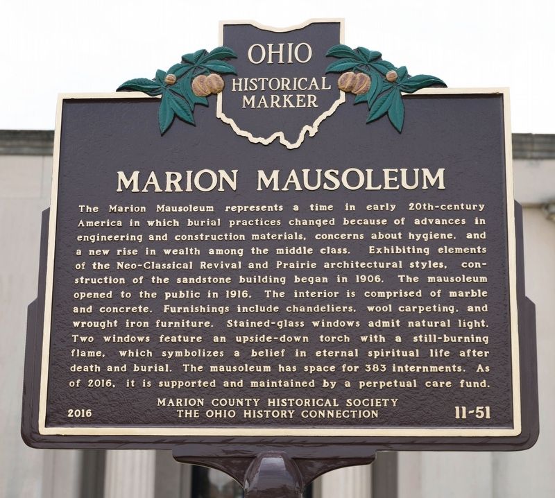 Marion Mausoleum Marker image. Click for full size.