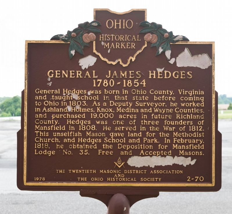 General James Hedges Marker image. Click for full size.
