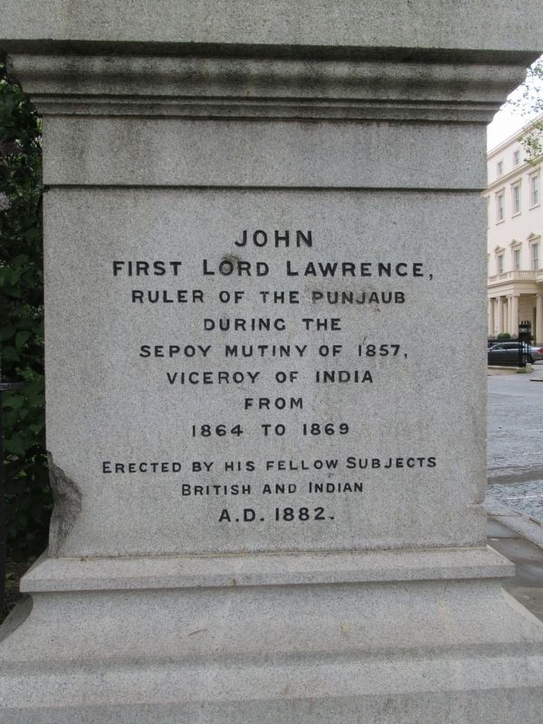John First Lord Lawrence Marker. Click for full size. John First Lord Lawrence Marker image. Click for full size.