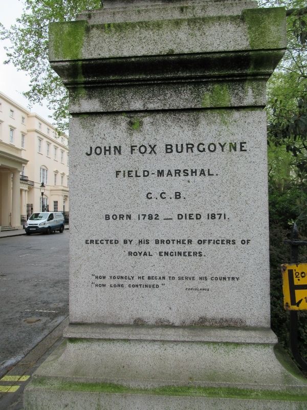 John Fox Burgoyne Marker image. Click for full size.