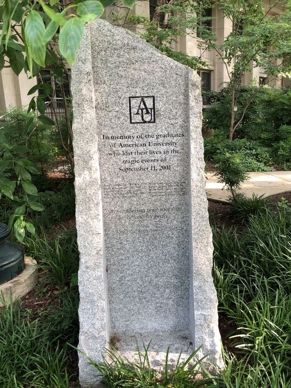 September 11 Memorial Marker. Click for full size. September 11 Memorial Marker image. Click for full size.