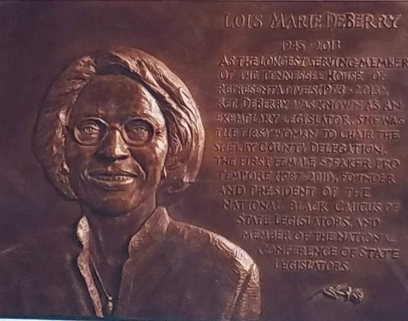 Lois Mari DeBerry (1945 - 2013) First Woman Elected - Speaker Pro Tempore of the House image. Click for full size.