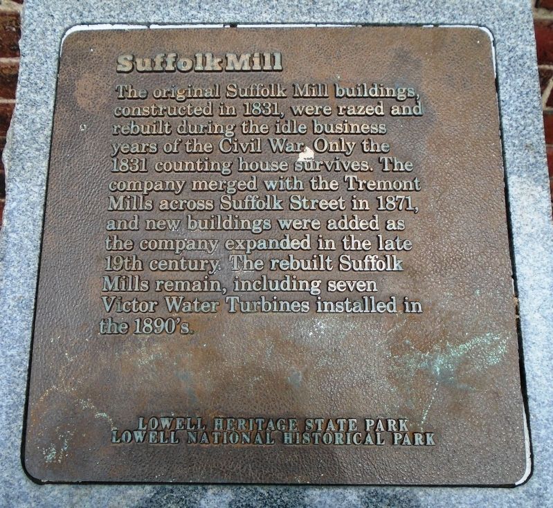 Suffolk Mill Marker image. Click for full size.