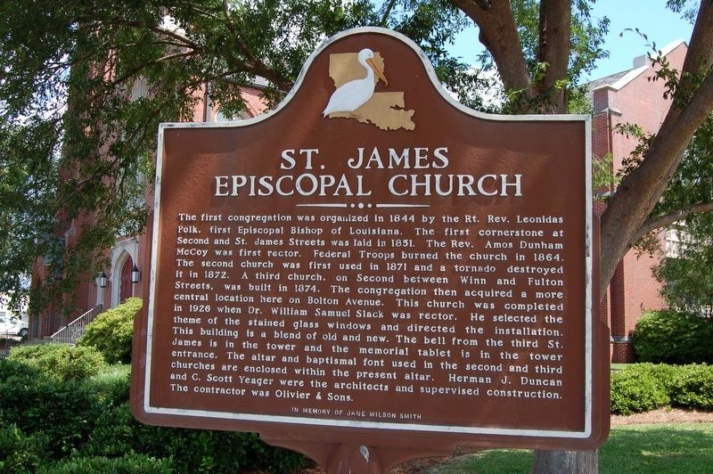 St. James Episcopal Church Marker image. Click for full size.