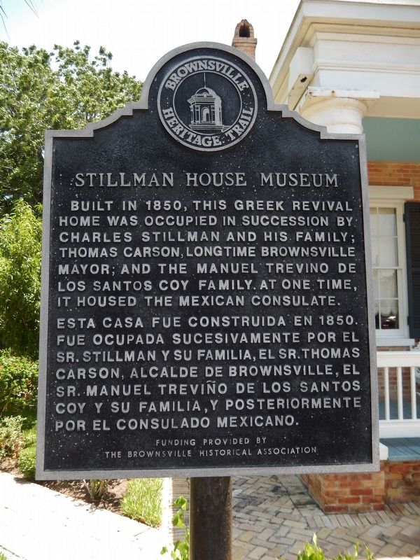 Stillman House Museum Marker image. Click for full size.