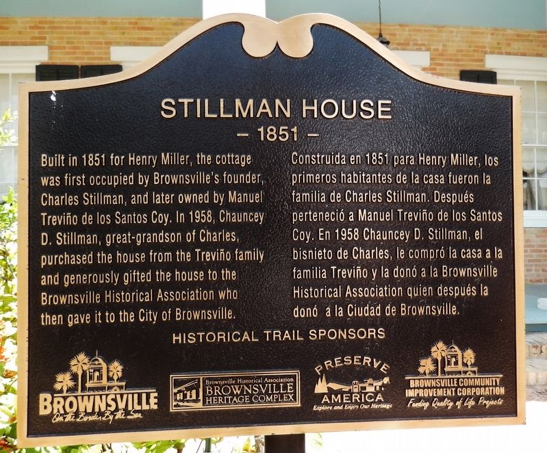 Stillman House Marker image. Click for full size.