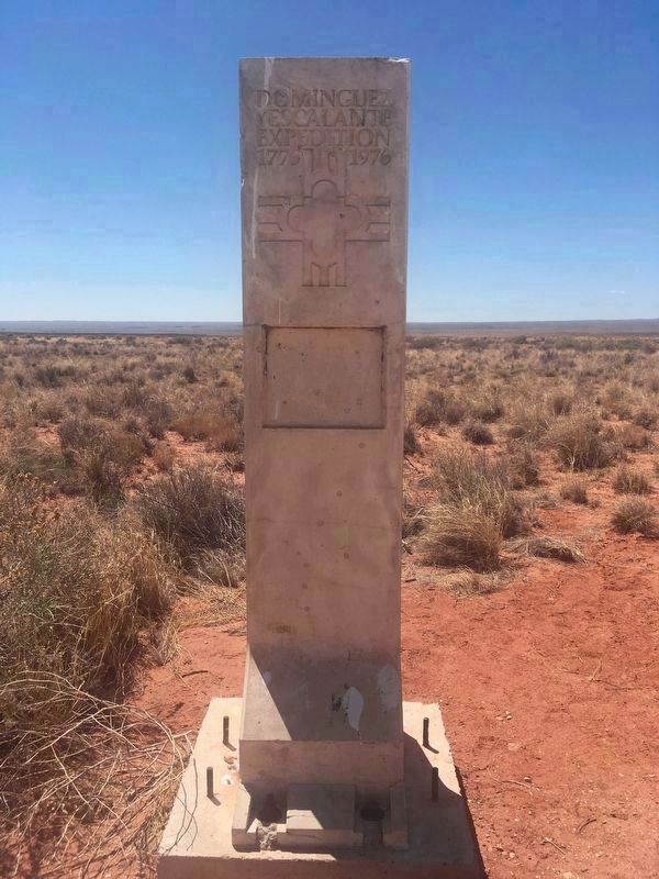 Dominguez y Escalante Expedition Marker. Click for full size. Dominguez y Escalante Expedition Marker image. Click for full size.