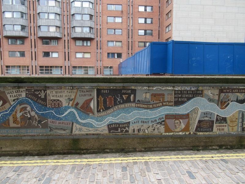 A Portion of the Queenhithe Mosaic image. Click for full size.