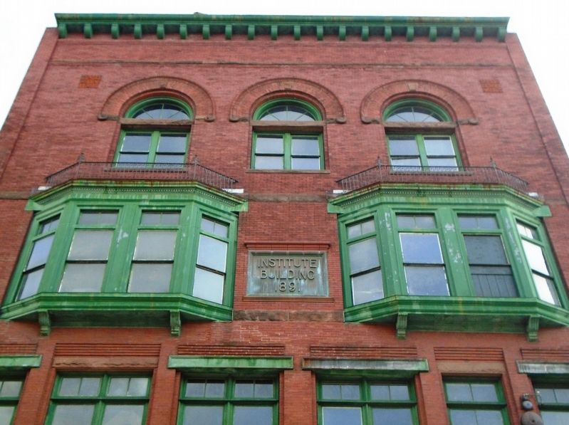 Institute Building Detail. Click for full size. Institute Building Detail image. Click for full size.