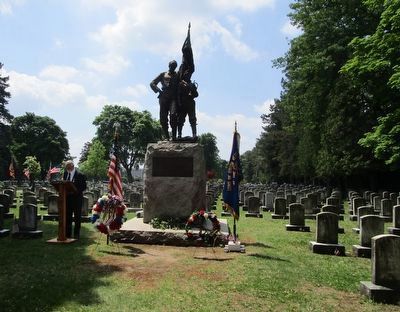 S.U.V.C.W. Service at Memorial. Click for full size. S.U.V.C.W. Service at Memorial image. Click for full size.