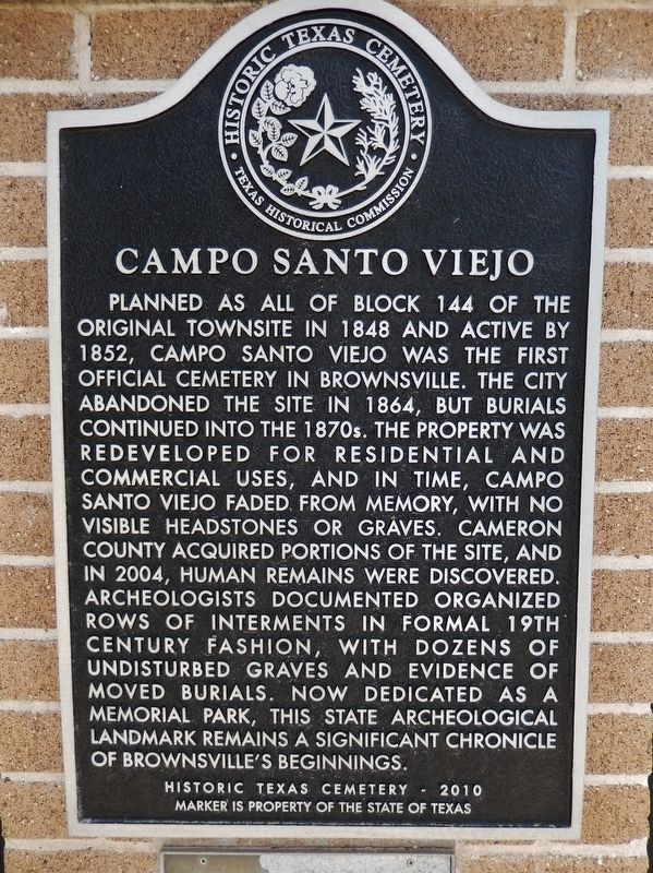 Campo Santo Viejo Marker image. Click for full size.