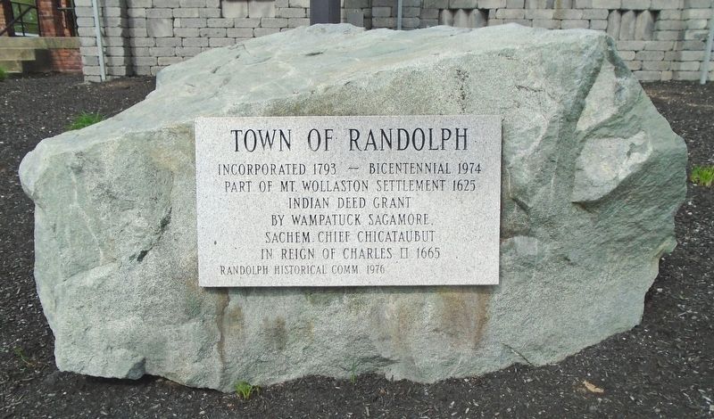 Town of Randolph Marker image. Click for full size.