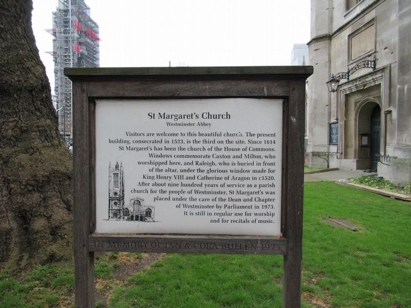 St. Margaret’s Church Marker image. Click for full size.