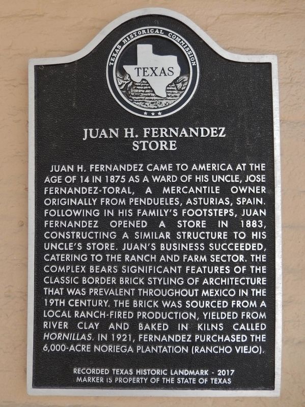 Juan H. Fernandez Store Marker image. Click for full size.