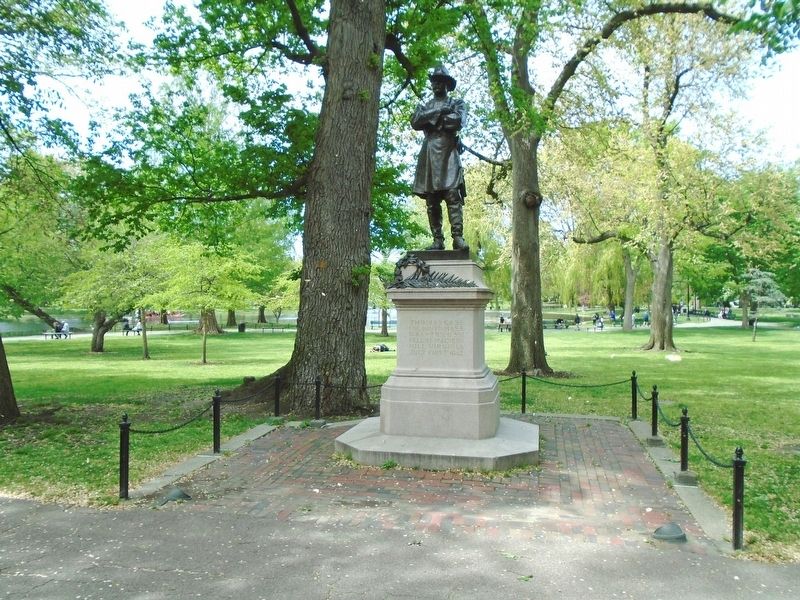 Colonel Thomas Cass and the Ninth Massachusetts Infantry Monument image. Click for full size.