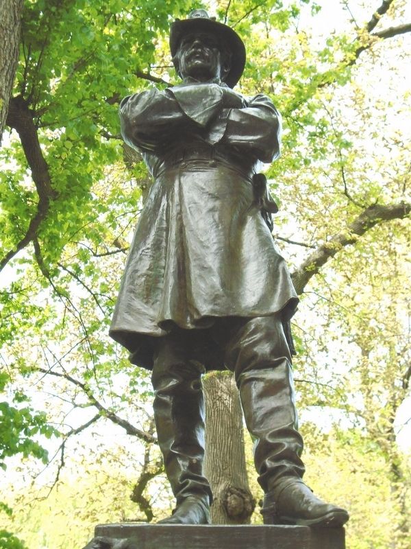 Colonel Thomas Cass Statue image. Click for full size.