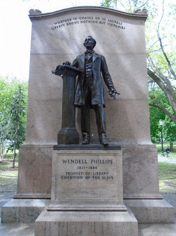 Wendell Phillips Monument image. Click for full size.