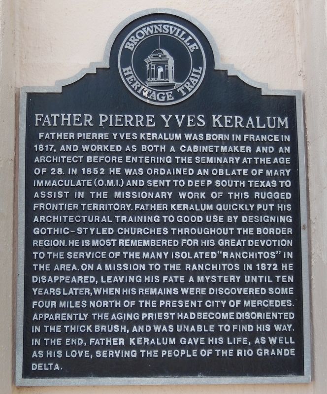 Father Pierre Yves Keralum Marker image. Click for full size.