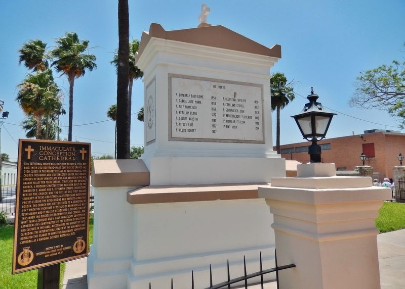 Immaculate Conception Cathedral Marker (<i>wide view</i>) image. Click for full size.