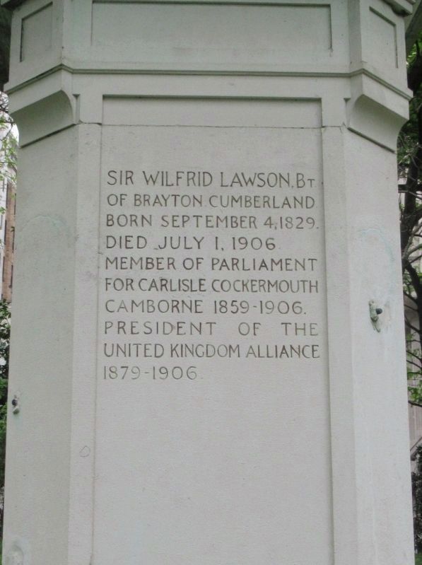 Sir Wilfrid Lawson Marker image. Click for full size.