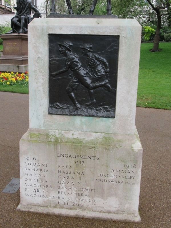 Imperial Camel Corps Memorial. Click for full size. Imperial Camel Corps Memorial image. Click for full size.