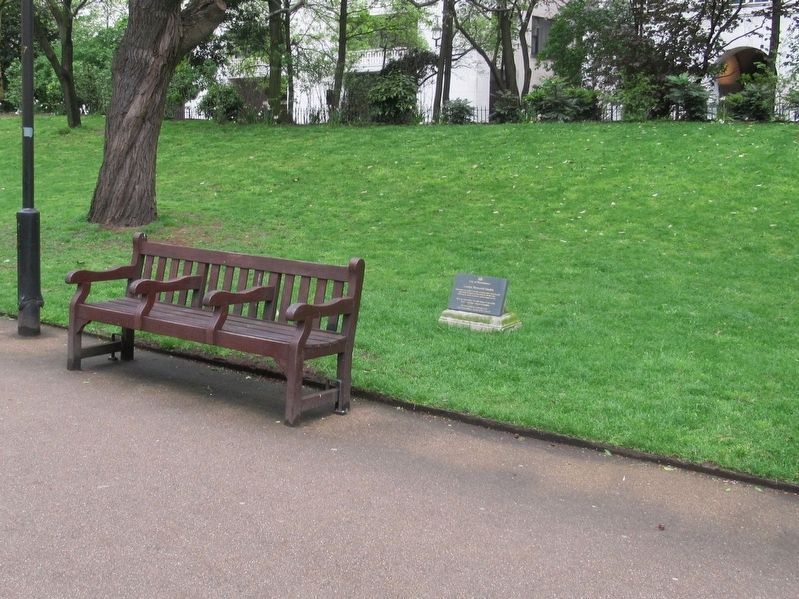 Westminster, London Memorial Garden Marker image. Click for full size.