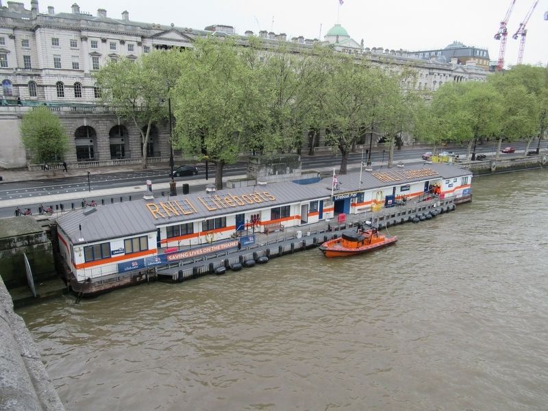 RNLI Tower Lifeboat Station from Waterloo Bridge image. Click for full size.