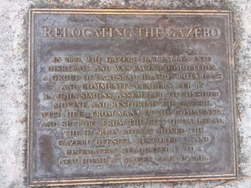 Relocating the Gazebo Marker image. Click for full size.
