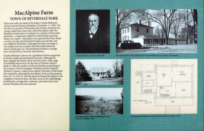 MacAlpine Farm Marker image. Click for full size.