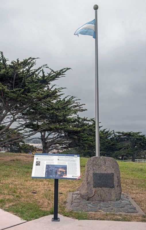 Hippolyte Bouchard Monument and Marker image. Click for full size.