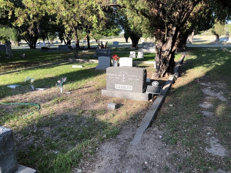 Joseph L. Casbeer Gravesite. Click for full size. Joseph L. Casbeer Gravesite image. Click for full size.