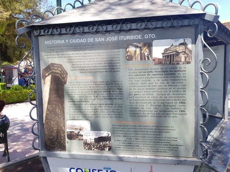 History of the City of San Jos Iturbide, Guanajuato Marker image. Click for full size.