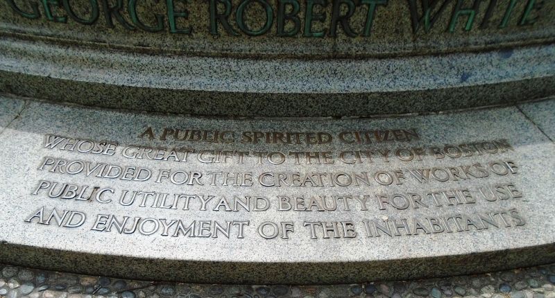 George Robert White Marker. Click for full size. George Robert White Marker image. Click for full size.
