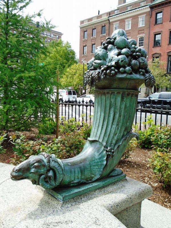 George Robert White Monument Cornucopia. Click for full size. George Robert White Monument Cornucopia image. Click for full size.