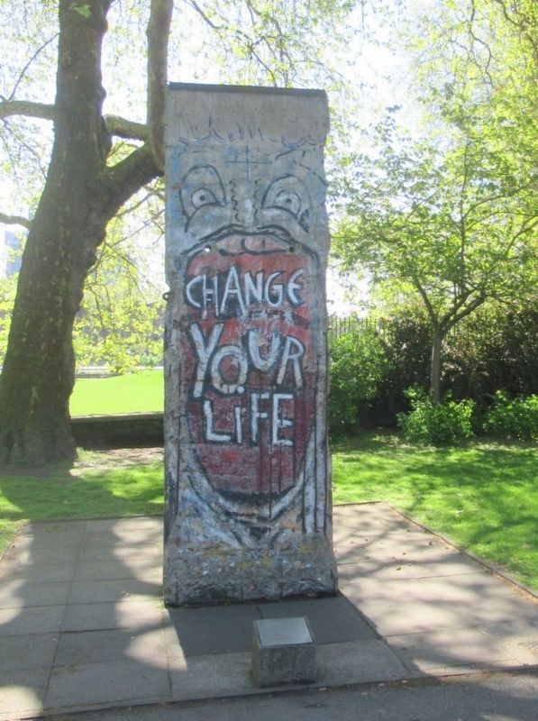 Section of the Berlin Wall. Click for full size. Section of the Berlin Wall image. Click for full size.