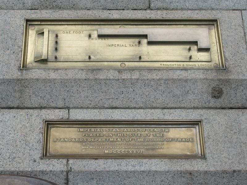 Imperial Standards of Length Marker. Click for full size. Imperial Standards of Length Marker image. Click for full size.