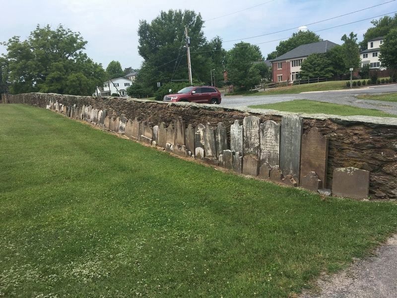 Stone Wall in Front of the Church image. Click for full size.