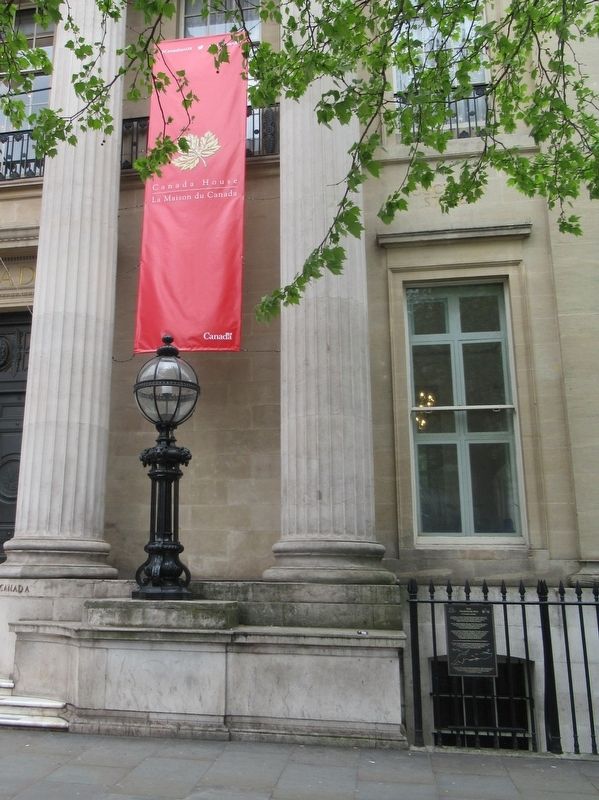 The Trafalgar Way at Canada House Marker. Click for full size. The Trafalgar Way at Canada House Marker image. Click for full size.