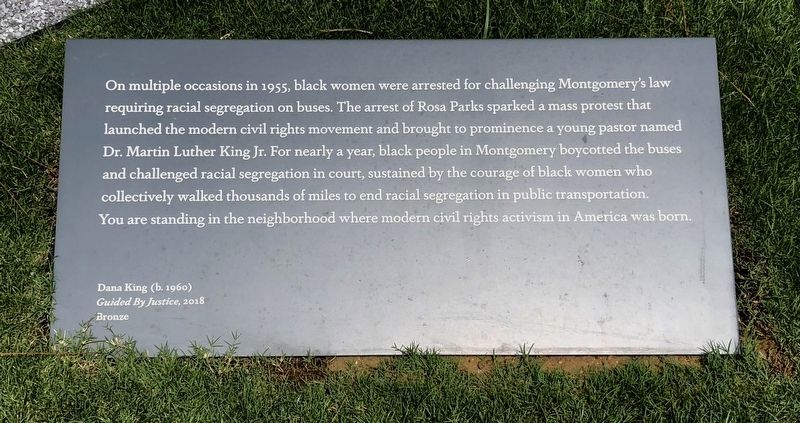 Montgomery Racial Segregation on Buses Marker image. Click for full size.